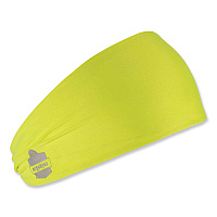 ergodyne Chill-Its 6634 Performance Knit Cooling Headband, Polyester/Spandex, One Size Fits Most, Lime (12703)