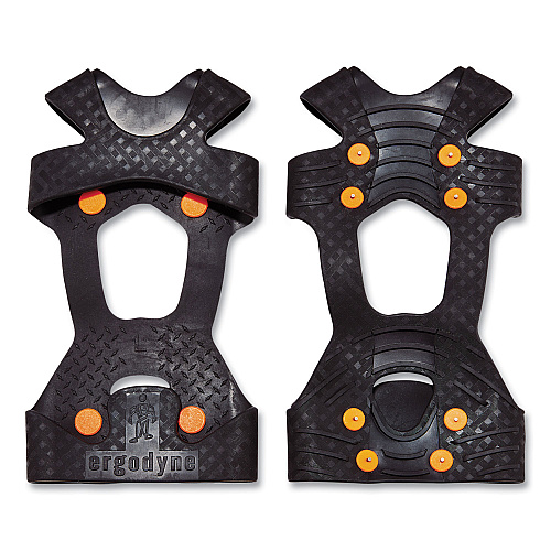 ergodyne Trex 6300TC One-Piece Slip-on Tungsten Carbide Ice Cleats, 2X-Large, Black, Pair (16736)