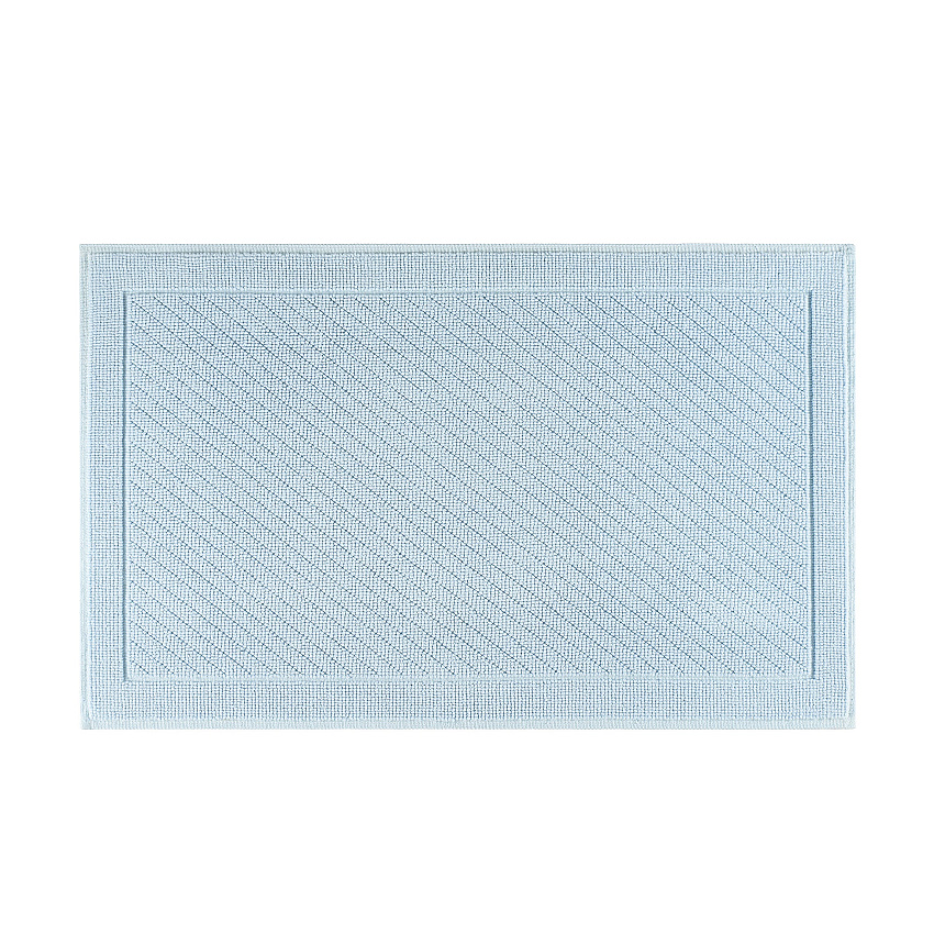 Host & Home Cotton Bath Mat 20x32 Light Blue - Case Of 4 (HH-BM-2032-LB)