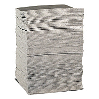 Universal Sorbent Pad, Gray/blue, 15x19, Heavy Duty, Q-cel - Case Of 100 (22867)