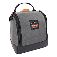ergodyne Arsenal 5185 Full Respirator Bag with Zipper Magnetic Closure, 5.5 x 9.5 x 9.5, Gray (13185)