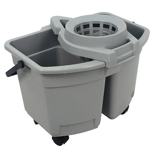 Pail 15 Qt Combo Plastic Gray, Case Of 4 (142)