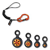 ergodyne Squids 3194 Hand Tool Tethering Kit, 1 lb Max Working Capacity, 12