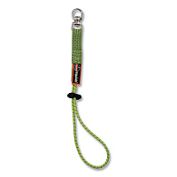 ergodyne Squids 3713 Elastic Loop Tool Tails with Swiveling D-Rings, 10 lb Max Working Capacity, 15" Long, 3/Pack, 20 Packs/Carton (19765BULK)