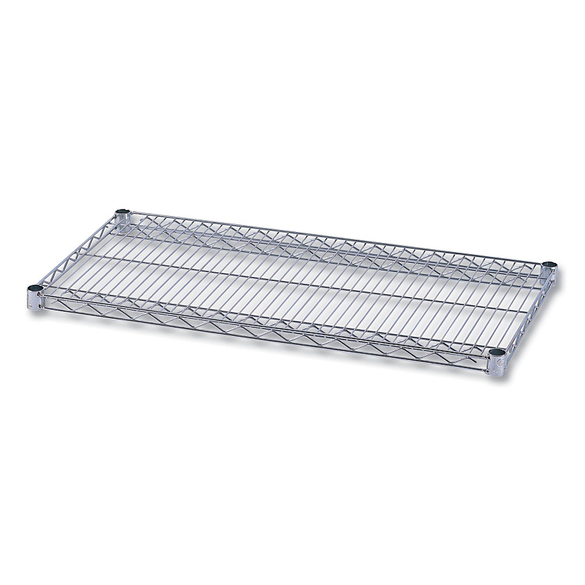 Alera Industrial Wire Shelving Extra Wire Shelves, 36w x 18d, Silver, 2 Shelves/Carton (ALESW583618SR)