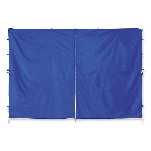 ergodyne Shax 6096 Pop-Up Tent Sidewall with Zipper, Single Skin, 10 ft x 10 ft, Polyester, Blue (12979)