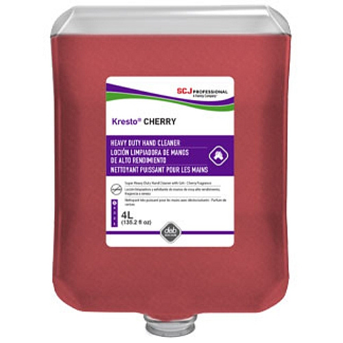 Kresto Cherry Industrial Hand Cleaner, Red, 4 Liter - Case Of 4 (KCH4LTR)
