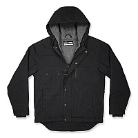 ergodyne N-Ferno 6468 Duck Canvas Work Jacket, Large, Black (41234)