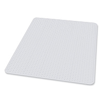 ES Robbins EverLife Chair Mat for Medium Pile Carpet, 48 x 96, Clear (122581)