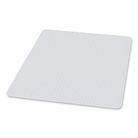 ES Robbins EverLife Chair Mat for Extra High Pile Carpet, Square, 60 x 60, Clear (124681)