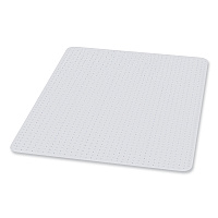 ES Robbins EverLife Chair Mat for Extra High Pile Carpet, Square, 72 x 72, Clear (124908)