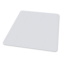 ES Robbins EverLife Chair Mat for Extra High Pile Carpet, 72 x 96, Clear (124918)