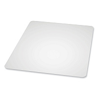 ES Robbins EverLife Textured Chair Mat for Hard Floors, Square, 60 x 60, Clear (132631)