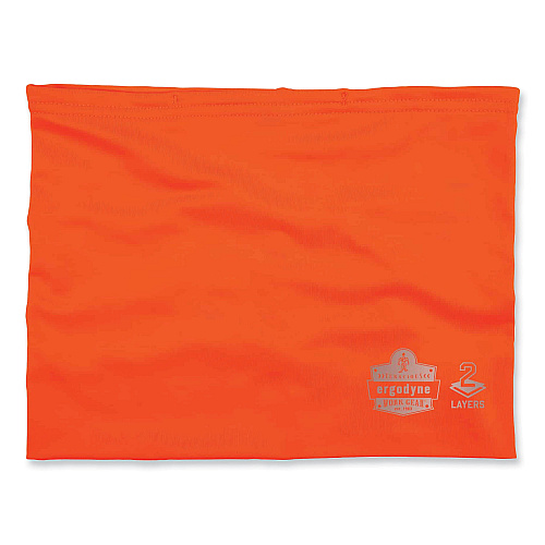 ergodyne Chill-Its 6489 2-Layer Cooling Performance Knit Multi-Band, Polyester/Spandex, 2X-Large/3X-Large,Hi-Vis Orange (42152)