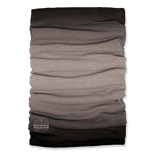 ergodyne N-Ferno 6491 Reversible Thermal Fleece + Poly Multi-Band, One Size Fits Most, Light Gray Fade (42322)