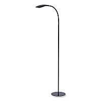 Bostitch Gooseneck Floor Lamp, 72" Tall, Black Base (VLED1502BKF)