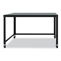 Hirsh Industries RTA Mobile Desk, 47.45 x 23.88 x 29.6, Black (21113)