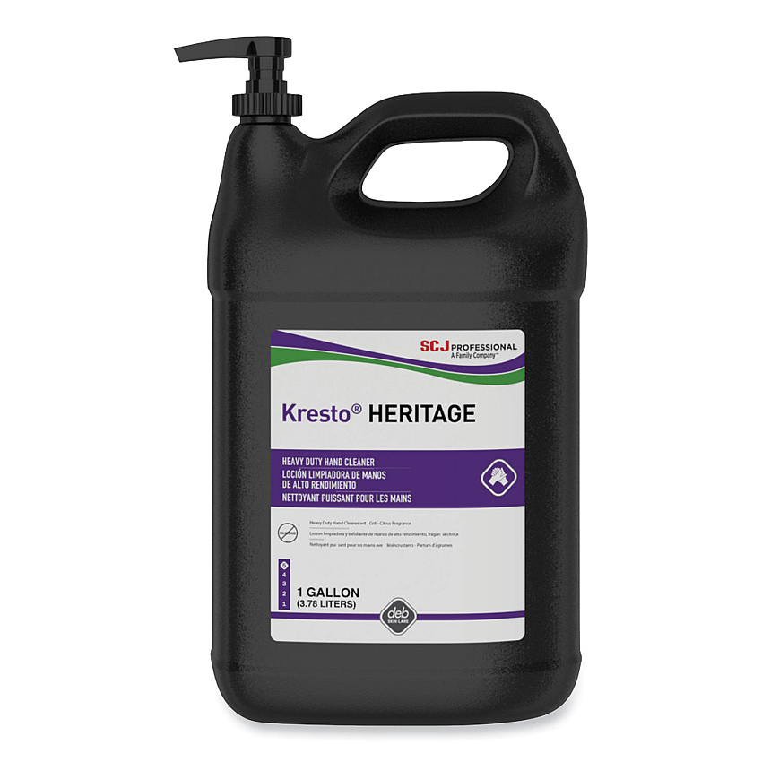 SC Johnson Professional Kresto Heritage Heavy Duty Hand Cleaner Refill, Fresh Scent, 1 gal, 4/Carton (9102)