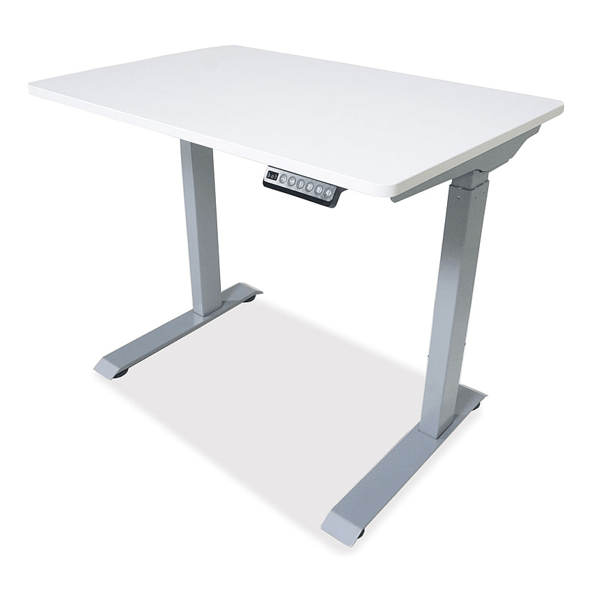 Victor Electric Height Adjustable Standing Desk, 36 x 23.6 x 38.7 to 48.4, White (DC830W)