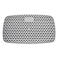 Victor ST590 Steppie Soft Top Standing Desk Mat, Rectangular, Light Gray Textured Bubble Surface, 22.15" x 14.25"