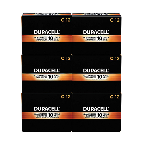 Duracell CopperTop Alkaline C Batteries, 72/Carton (MN1400)