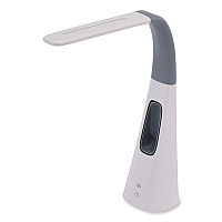 Bostitch LED Desk Lamp with Bladeless Fan, 15.75" High, Gray/White (VLED1603GR)
