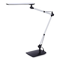 Bostitch Dual Swing Arm Dimmable Desk Lamp, 19.69" High, Black (VLED1509)