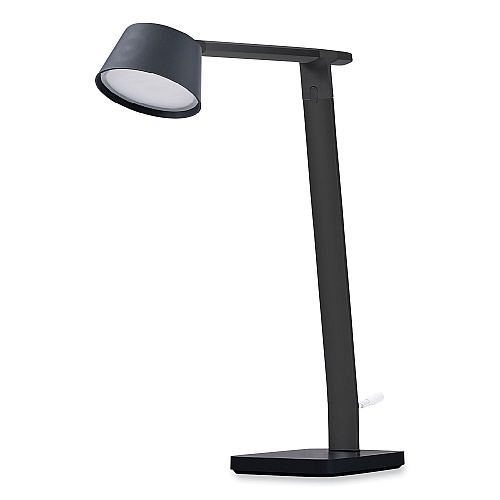 Black & Decker PureOptics Verve Designer Series LED Desk Lamp with USB Port, 17.32" High, Black (LED2200USBBK)