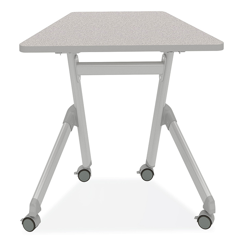 Safco Learn Nesting Trapezoid Desk, 32.83" x 22.25" to 29.5", Gray (1226GR)