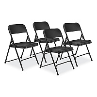 NPS 800 Series Plastic Folding Chair, Supports Up to 500 lb, 18