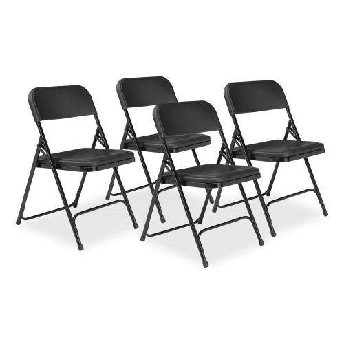 NPS 800 Series Plastic Folding Chair, Supports 500lb, 18