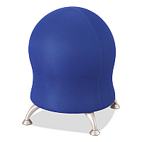 Safco Zenergy Ball Chair, Backless, Supports Up to 250 lb, Blue Fabric (4750BU)