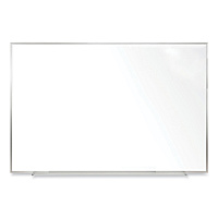 Ghent Non-Magnetic Whiteboard with Aluminum Frame, 48.63 x 48.47, White Surface, Satin Aluminum Frame (M2444)