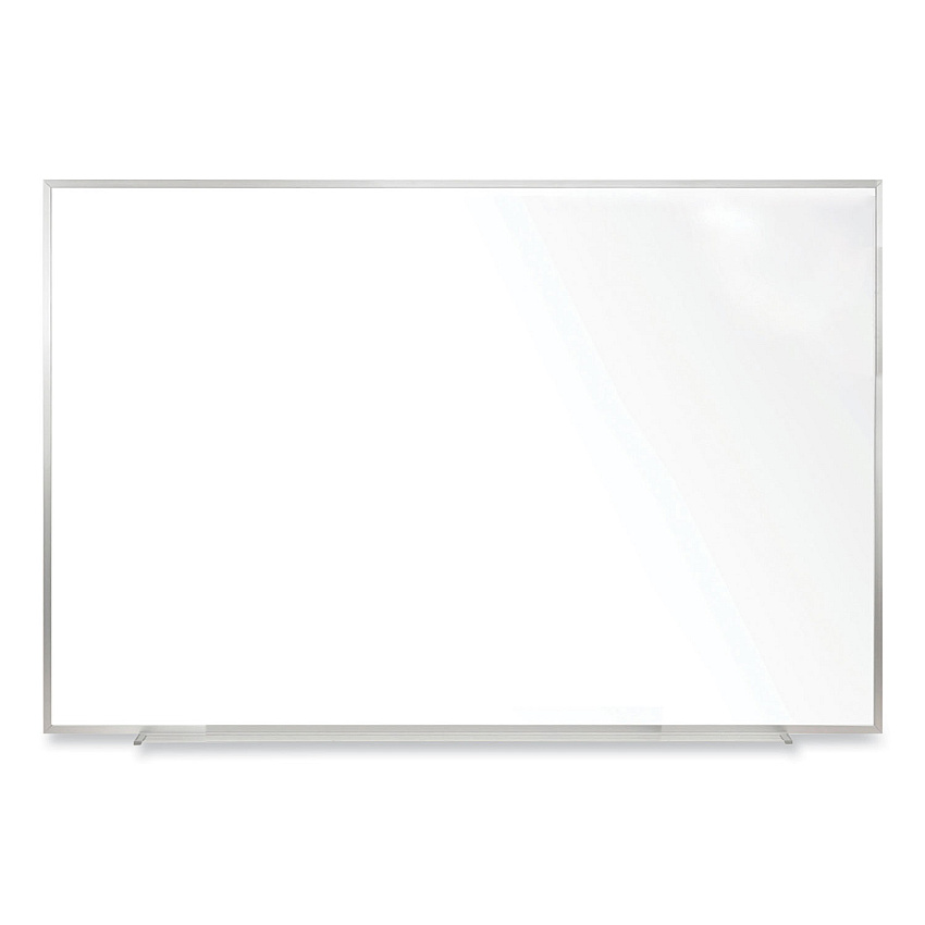 Ghent Non-Magnetic Whiteboard with Aluminum Frame, 48.63 x 48.47, White Surface, Satin Aluminum Frame (M2444)