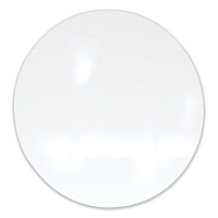Ghent Coda Low Profile Circular Magnetic Glassboard, 36 Diameter, White Surface (CDAGM36WH)