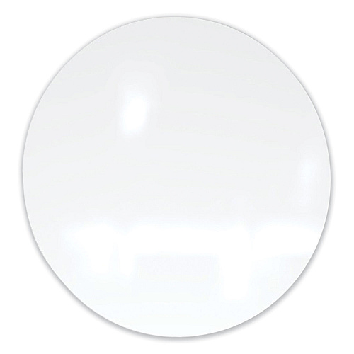 Ghent Coda Low Profile Circular Magnetic Glassboard, 36 Diameter, White Surface (CDAGM36WH)