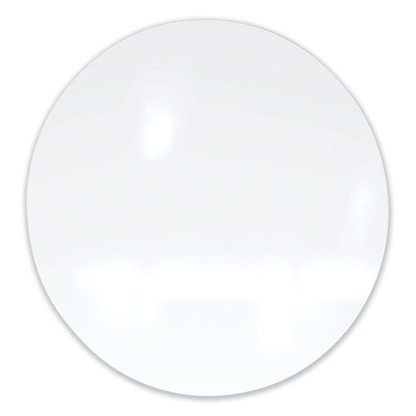 Ghent Coda Low Profile Circular Magnetic Glassboard, 36 Diameter, White Surface (CDAGM36WH)