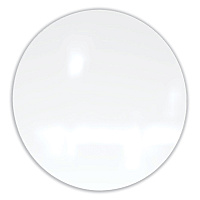 Ghent Coda Low Profile Circular Magnetic Glassboard, 48 Diameter, White Surface (CDAGM48WH)