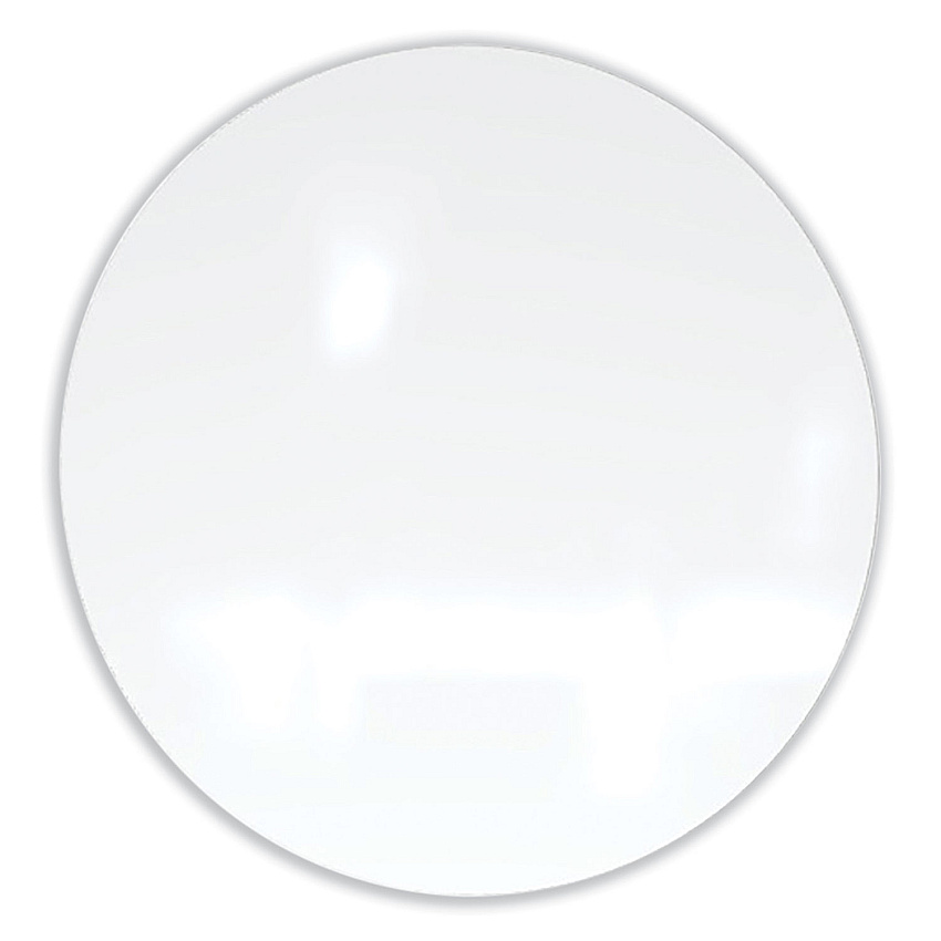 Ghent Coda Low Profile Circular Magnetic Glassboard, 48 Diameter, White Surface (CDAGM48WH)