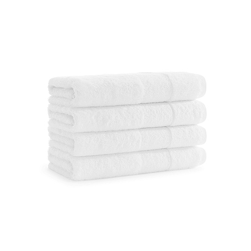Aston & Arden Turkish Solid Hand Towel 18x32 White - Pack Of 4 (HT-TS-1832-5.4-WHT)