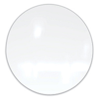Ghent Coda Low Profile Circular Non-Magnetic Glassboard, 36 Diameter, White Surface (CDAGN36WH)