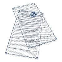 Safco Industrial Extra Shelf Pack, 36w x 18d x 1.5h Steel, Metallic Gray, 2/Pack (5287GR)