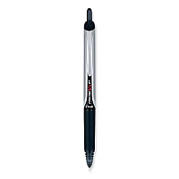 Pilot Precise V5RT Roller Ball Pen, Retractable, Extra-Fine 0.5 mm, Black Ink, Black Barrel, 30/Pack (84067)