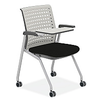 Safco Thesis Training Chair with Static Back and Tablet, Supports Up to 250 lb, 18