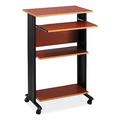 Safco Muv Standing Desk, 29.5" x 22" x 45", Cherry (1923CY)