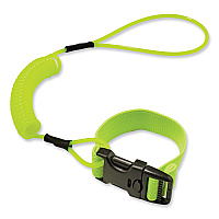 ergodyne Squids 3157 Coiled Lanyard with Buckle, 2 lb Max Working Capacity, 12