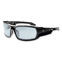 ergodyne Skullerz Odin Safety Glasses, Black Nylon Impact Frame, Anti-Fog Indoor/Outdoor Lens (50083)