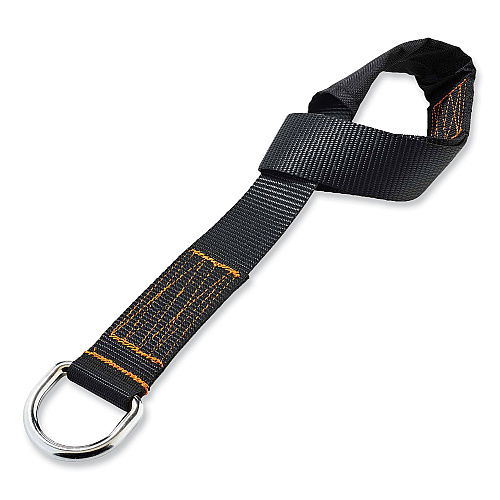 ergodyne Squids 3175 Accessory Anchor Strap, 40 lb Max Working Capacity, 23.5" Long, Black (19175)
