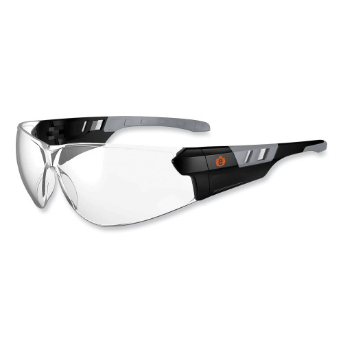 ergodyne Skullerz Saga Frameless Safety Glasses, Matte Black Nylon