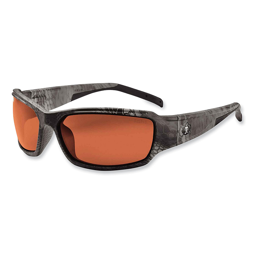 ergodyne Skullerz Thor Safety Glasses, Kryptek Tyhpon Nylon Impact Frame, Copper Polycarbonate Lens (51320)